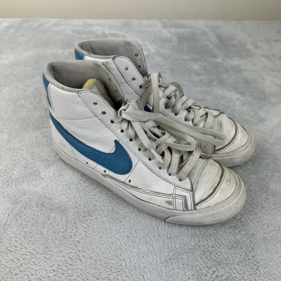 Nike Blazer Mid 77 White / Blue Men’s Shoes Size 7 US/8 UK/40 EU - Picture 8 of 12